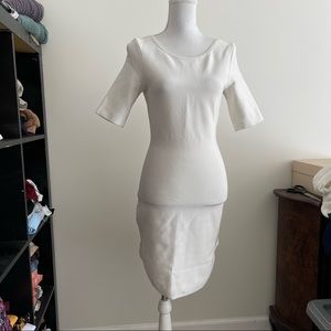 Mistress rocks white bandage bodycon dress sz L